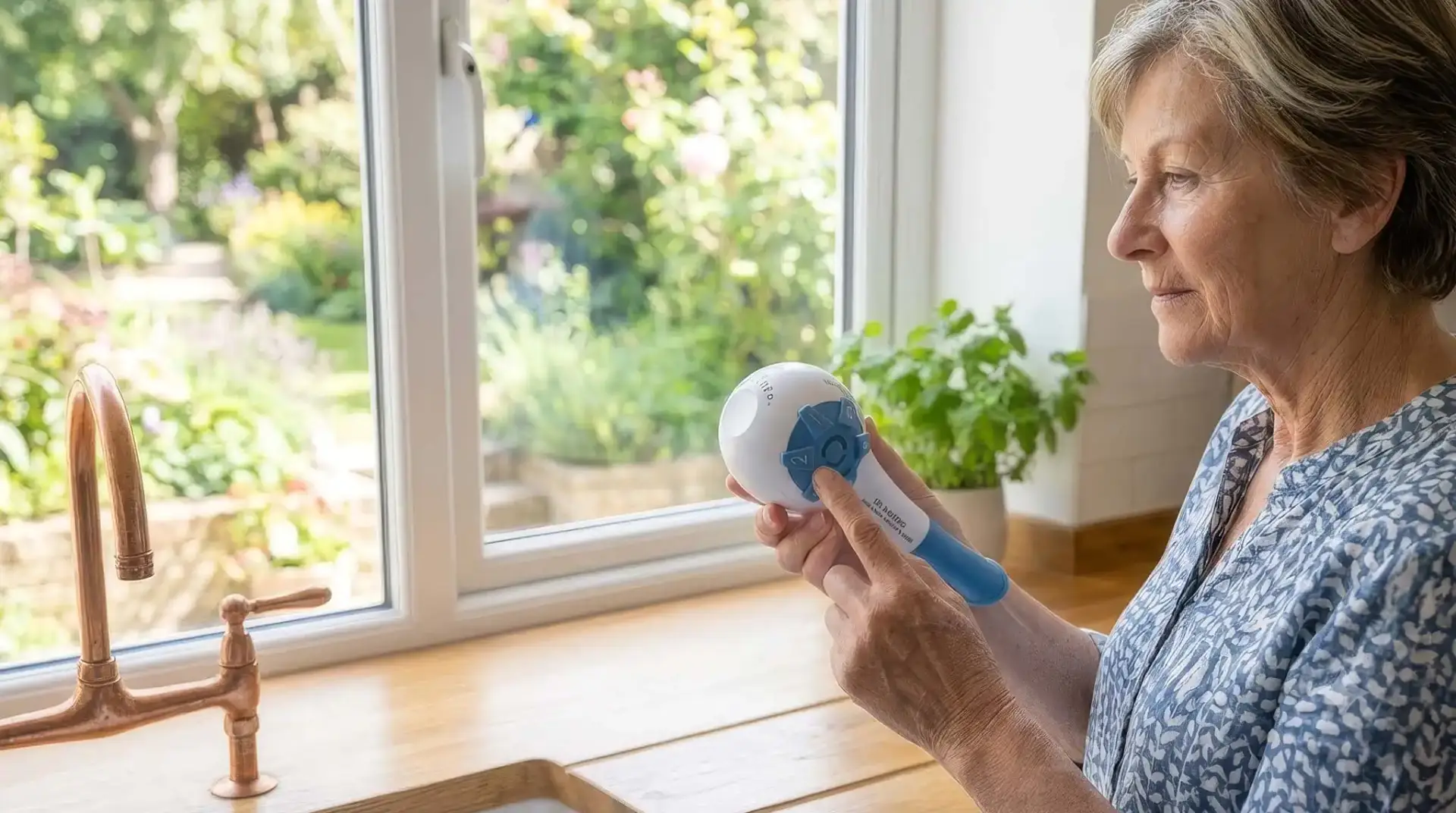 Person practising breathing training before bed to improve sleep quality